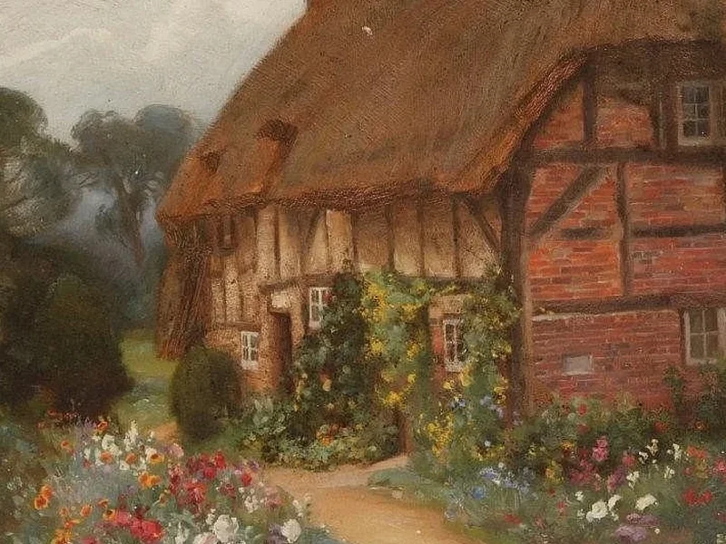 1874-Francis Edward Colthurst - L'ufficio postale di Itchen Stoke, Hampshire